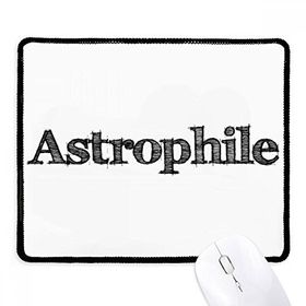 Dıythinker Siyah Şık Kelime Astrophile Kaymaz Fare Altlığı