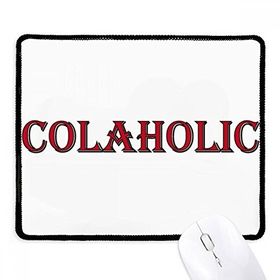 Dıythinker Siyah Şık Kelime Colaholic Kaymaz Fare Altlığı