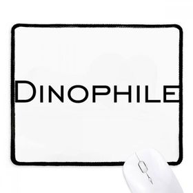 Dıythinker Siyah Şık Kelime Dinophile Kaymaz Fare Altlığı