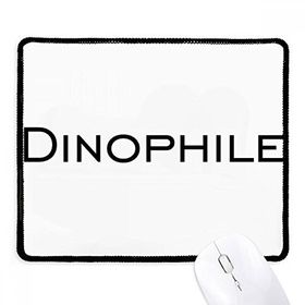Dıythinker Siyah Şık Kelime Dinophile Kaymaz Fare Altlığı