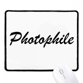 Dıythinker Siyah Şık Kelime Fotofile Kaymaz Fare Altlığı