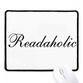 Dıythinker Siyah Şık Kelime Readaholic Kaymaz Fare Altlığı