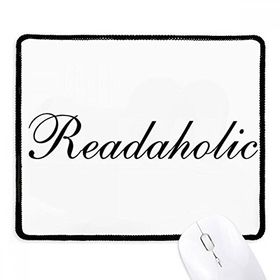 Dıythinker Siyah Şık Kelime Readaholic Kaymaz Fare Altlığı