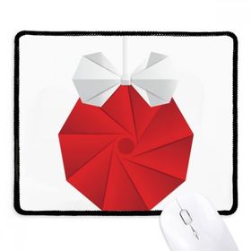 Dıythinker Siyah Soyut Noel Origami Dekorasyon Deseni Kaymaz Fare Altlığı