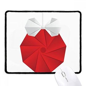 Dıythinker Siyah Soyut Noel Origami Dekorasyon Deseni Kaymaz Fare Altlığı