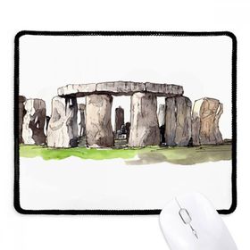 Dıythinker Siyah Stonehenge in Wiltshire İngiltere Kaymaz Fare Altlığı
