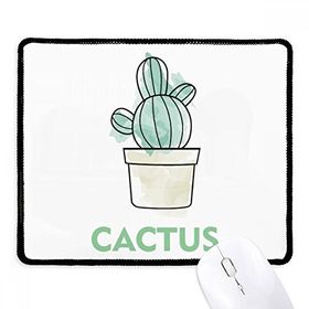 Dıythinker Siyah Suluboya Kaktüs Succulents Saksı Bitki Kaymaz Fare Altlığı