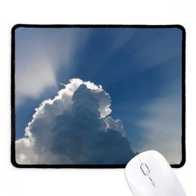 Dıythinker Siyah Sunshine Koyu Beyaz Bulutlar Kaymaz Fare Altlığı