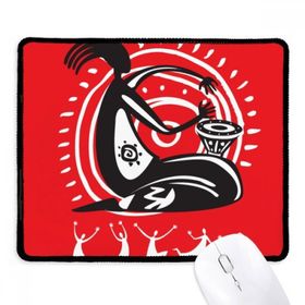 Dıythinker Siyah Tambourine Meksika Dansı Kutlamak Meksika Kaymaz Fare Altlığı
