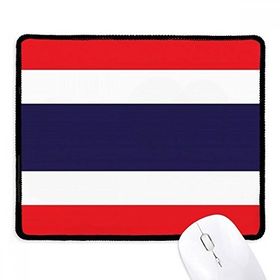 Dıythinker Siyah Tayland Ulusal Bayrağı Asya Ülke Kaymaz Fare Altlığı