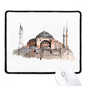 Dıythinker Siyah Türkiye Hagia Sophia İstanbul Kaymaz Fare Altlığı
