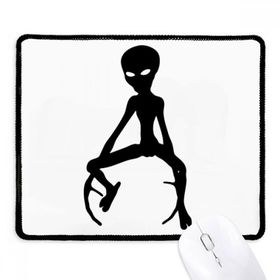 Dıythinker Siyah Universe And Alien Alien Kaymaz Fare Altlığı