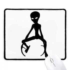 Dıythinker Siyah Universe And Alien Alien Kaymaz Fare Altlığı