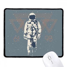 Dıythinker Siyah Universe And Alien Spaceman Kaymaz Fare Altlığı