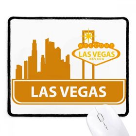 Dıythinker Siyah Welcome to Las Vegas Nevada America Kaymaz Fare Altlığı