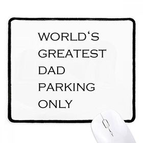 Dıythinker Siyah World's Greatest Dad Babalar Festival Alıntı Kaymaz Fare Altlığı