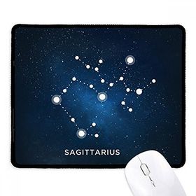 Dıythinker Siyah Yay Burçları Kaymayan Fare Altlığı