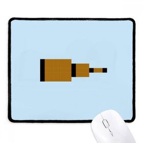 Dıythinker Siyah Yaz Yelken Kahverengi Fort Pixel Kaymaz Fare Altlığı