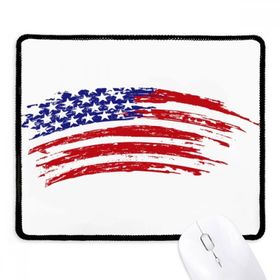 Dıythinker Siyah Yıldızlar ve Çizgiler Bükülür Amerika Ülke Bayrağı Kaymaz Fare Altlığı