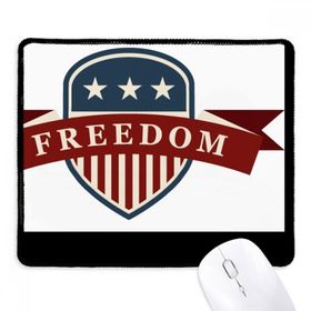 Dıythinker Siyah Yıldızlar ve Çizgiler Kalkan Amerika Şehir Kaymaz Fare Altlığı
