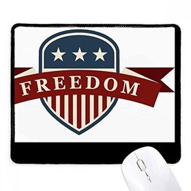 Dıythinker Siyah Yıldızlar ve Çizgiler Kalkan Amerika Şehir Kaymaz Fare Altlığı