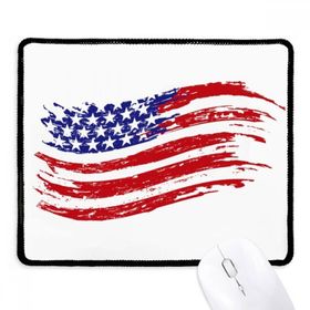 Dıythinker Siyah Yıldızlar ve Çizgiler Özel Amerika Ülke Bayrağı Kaymaz Fare Altlığı