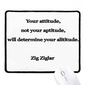 Dıythinker Siyah Your Attitude Not Aptitude Determine İlham Verici Kaymaz Fare Altlığı