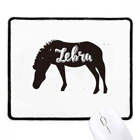 Dıythinker Siyah Zebra Siyah ve Beyaz Hayvan Kaymaz Fare Altlığı