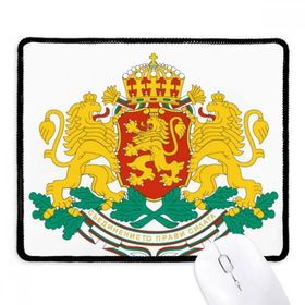 Dıythinker Sofia Bulgaristan Ulusal Amblem Kaymaz Siyah Başlıklı Kenarlar Mouse Pad