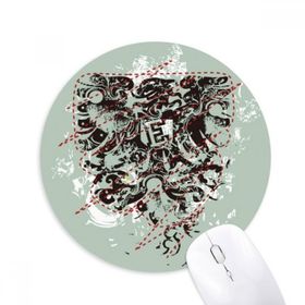 Dıythinker Soyut Tasarım Desen Grafiti Sokak Baskılı Yuvarlak Kaymaz Kauçuk Mouse Pad