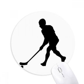 Dıythinker Spor Hokeyi Koşu Fiziksel Eğitim Baskılı Yuvarlak Kaymaz Kauçuk Mouse Pad