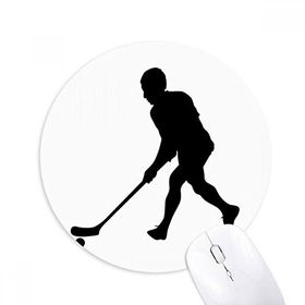 Dıythinker Spor Hokeyi Koşu Fiziksel Eğitim Baskılı Yuvarlak Kaymaz Kauçuk Mouse Pad