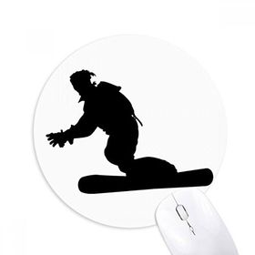 Dıythinker Spor Kayak Kayak Tahtasıcu Baskılı Yuvarlak Kaymaz Kauçuk Mouse Pad