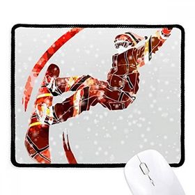 Dıythinker Spor Kaykay Suluboya Kayak Illüstrasyon Kaymaz Mouse Pad