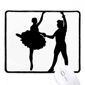 Dıythinker Spor Performans Dansçı Dansçı Dans Kaymaz Siyah Başlıklı Kenarlar Mouse Pad