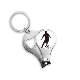 Dıythinker Spor Silüeti Futbol Metal Anahtarlık