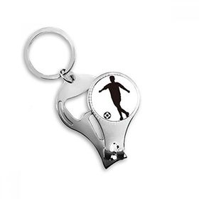 Dıythinker Spor Silüeti Futbol Metal Anahtarlık