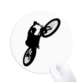 Dıythinker Sports Ride Jumping Bisikletcu Baskılı Yuvarlak Kaymaz Kauçuk Mouse Pad