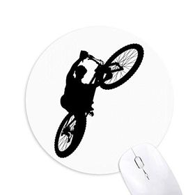 Dıythinker Sports Ride Jumping Bisikletcu Baskılı Yuvarlak Kaymaz Kauçuk Mouse Pad