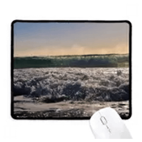 Dıythinker Sunshine Okyanus Su Dalgası Bilim Doğa Resmi Kaymaz Mouse Pad