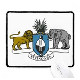 Dıythinker Swaziland Afrika Ulusal Amblem Kaymaz Mouse Pad