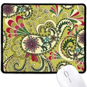 Dıythinker Tavuskuşu Çiçek Tüyü Soyut Desen Kaymaz Mouse Pad