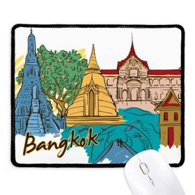 Dıythinker Tayland Bangkok Suluboya Kaymaz Mouse Pad