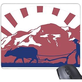 Dıythinker Tayland Krallığı Geleneksel Tayland Gümrük Kültürü Yetiştirme İnek Sanatı İllüstrasyon Dikdörtgen Kaymaz Kauçuk Mouse Pad