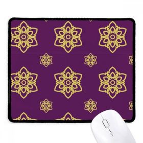 Dıythinker Tayland Mor Altın Dekoratif Desen Kaymaz Mouse Pad
