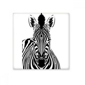 Dıythinker Tek Basit Zebra Hayvan Seramik 10x10 cm Seramik Karo