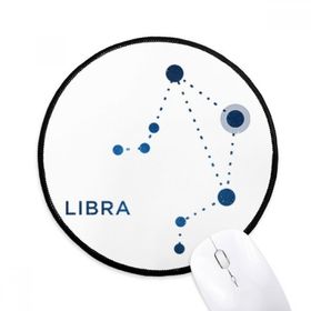 Dıythinker Terazi Takımyıldızı Burç Burç Yuvarlak Kaymaz Mouse Pad