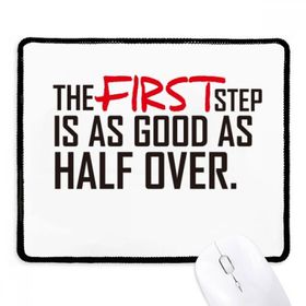 Dıythinker The First Step Is As Good As Half Over Kaymaz Siyah Başlıklı Kenarlar
