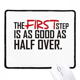 Dıythinker The First Step Is As Good As Half Over Kaymaz Siyah Başlıklı Kenarlar