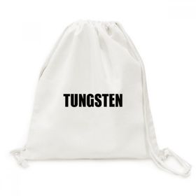 Dıythinker Tungsten Element Adı Kimya Kanvas İpli Sırt Çantası